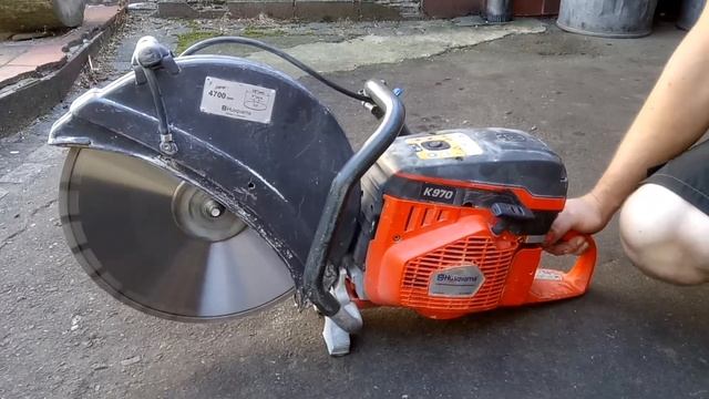 Motor cutter Husqvarna K970 - Engine alignment смотреть онлайн