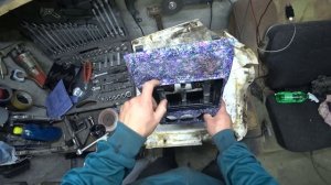 ЦЕНТРАЛЬНАЯ КОНСОЛЬ ПОД ОГРОМНЫЙ ПЛАНШЕТ И ЭЛЕКТРОПЕЧКУ НА НИВУ, СВОИМИ РУКАМИ!