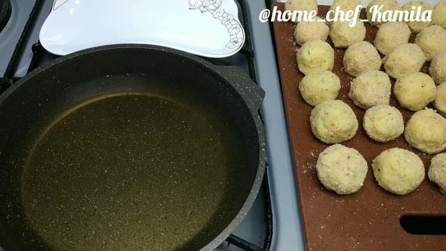 Куриные крылышки и картофельные шарики на гарнир смотреть онлайн