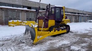 Бульдозер ЧЕТРА Т11 с дорожным поворотным отвалом после капремонта купить цена ремонт / ТехЗап