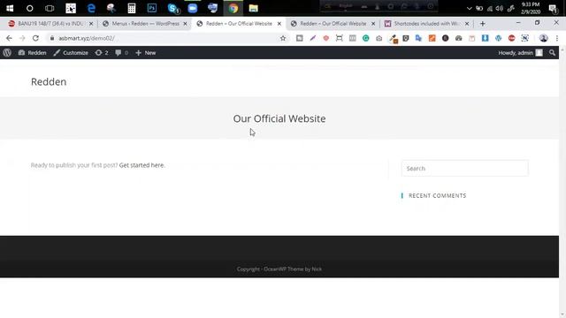 WordPress | woocommerce | oceanwp | Theme customization with Elementor | Ashik Devs смотреть онлайн