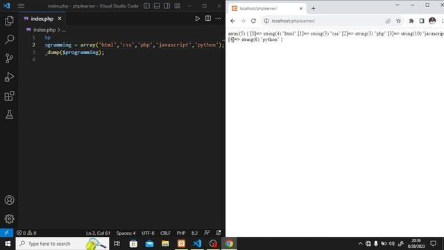 PHP#17 PHP Introduction to array bangla tutorial смотреть онлайн