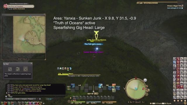 FFXIV Fisher Quest Level 68 - Always a Bigger Fish (Dafangshi HQ) - Stormblood смотреть онлайн