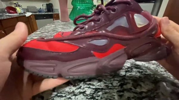 Raf Simons x Adidas - Ozweego 3 “Collegiate Burgundy/Maroon"