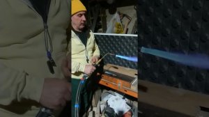 Ацетиленовая горелка на пропане и сжатом воздухе.
