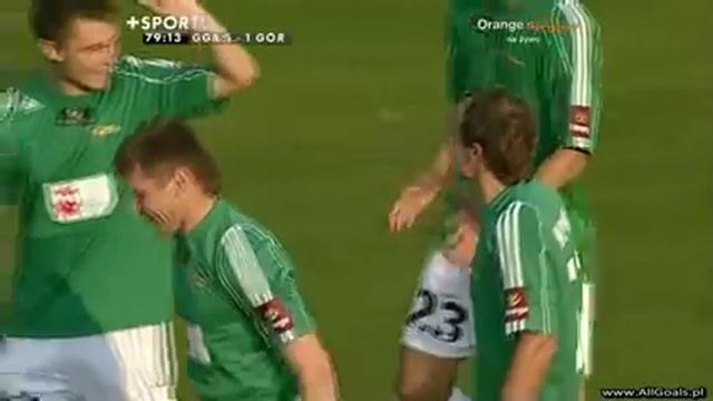 Лехия Гданьск Гурник Забже гол Сазанков смотреть онлайн