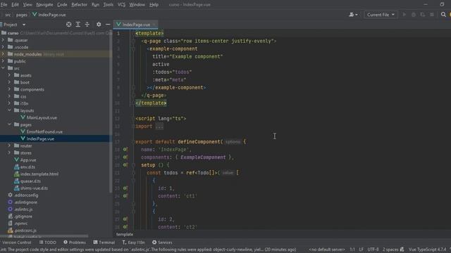 02 - Introdução ao Projeto | Curso Criando uma aplicação Web com VueJS e Quasar смотреть онлайн