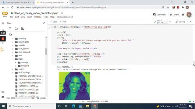 Build a Convolutional Neural Network to predict what percent someone is beautiful and average looks смотреть онлайн