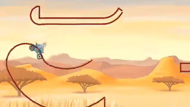 Bike Race Gameplay Savanna 2 - 6 - #bikerace смотреть онлайн