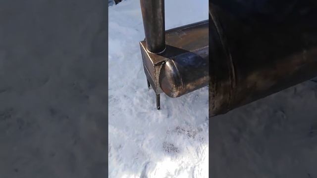 печь из пропанового баллона смотреть онлайн