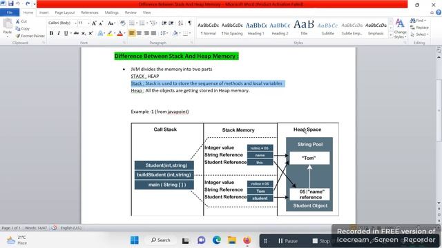Difference between stack and heap memory in java смотреть онлайн