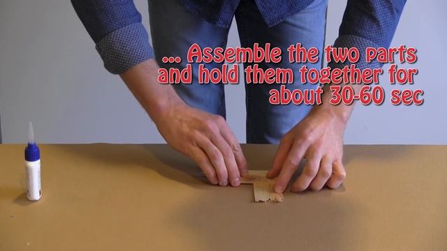 Assembling two parts of Wood with Scantech CyanoFirm, Tutorial смотреть онлайн