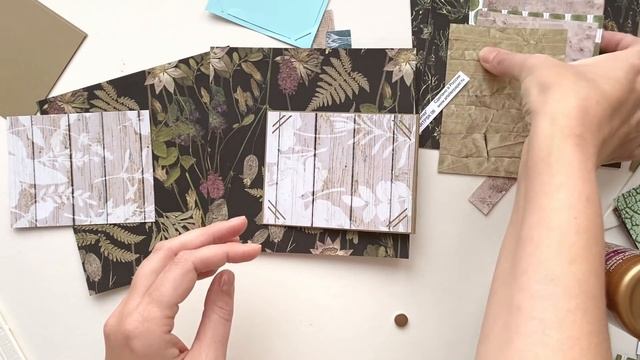 Скрапбукинг мастер-класс: лесной альбом на 4 разворота - часть 1 / Темный альбом + розыгрыш смотреть онлайн