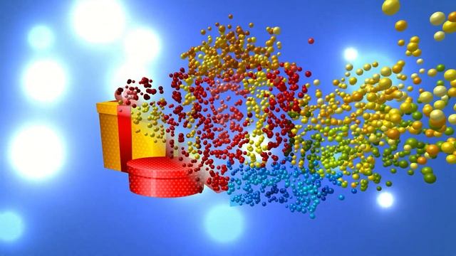 Подарки из шариков. Футаж для монтажа смотреть онлайн