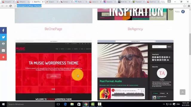 wordpress tutorials in hindi part 09 | Top 10 free themes for 2016 смотреть онлайн