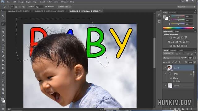 Photoshop CS6 Tutorial - Baby Magazine Cover смотреть онлайн