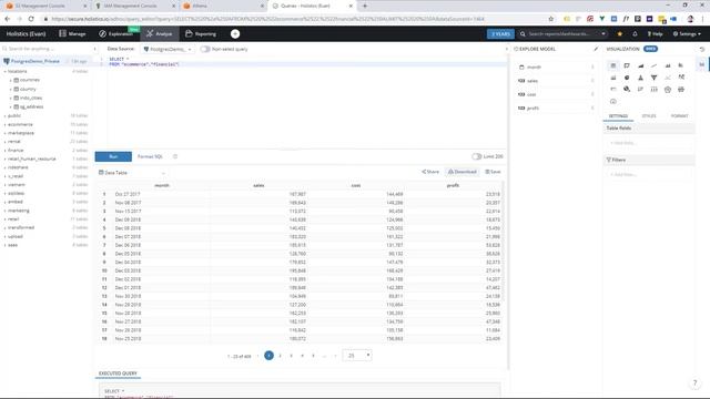 Connecting AWS Athena to Query CSV Data in S3, With SQL And Holistics смотреть онлайн