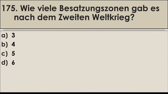 Test "Leben in Deutschland" | Einbürgerungstest | LiD | Fragen 151-200 смотреть онлайн