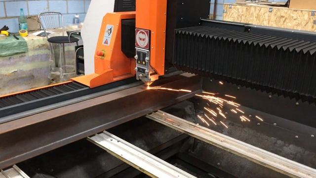 Лазерная резка двутавра смотреть онлайн