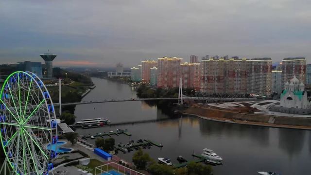 MUSIC WHEEL VEGAS Мякинино - аэросъёмка с дрона смотреть онлайн