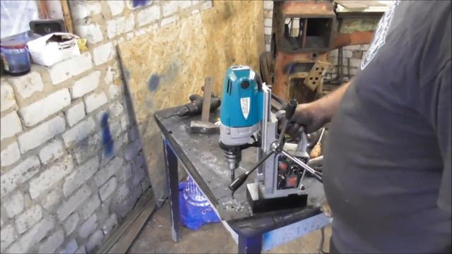 Дрель с магнитным основанием смотреть онлайн