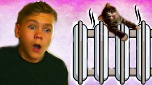 Коля СПАСАЕТ маленького КОТЁНКА из СМЕРТЕЛЬНОЙ ЛОВУШКИ