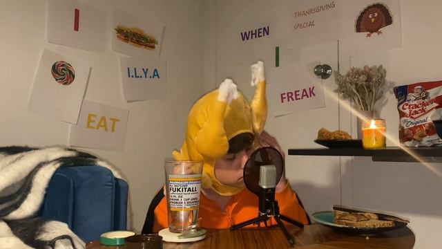 ASMR "I Eat When I Freak" THANKSGIVING SPECIAL LYRICS FOOD DIY VIDEO by I.L.Y.A. смотреть онлайн