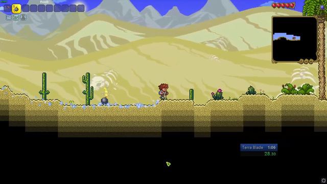 [FORMER WR] Terrablade% 1m 01s! | Terraria Speedrun смотреть онлайн