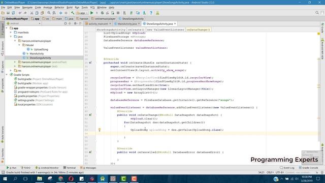 #6 Online Music Player App using Firebase + Backend using Android Studio смотреть онлайн