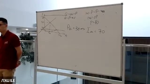 Равновесие в малой открытой экономике (один товар) смотреть онлайн