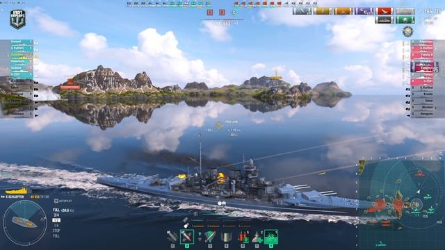 Schlieffen: One of the best WoWs player on map Shatter - World of Warships смотреть онлайн