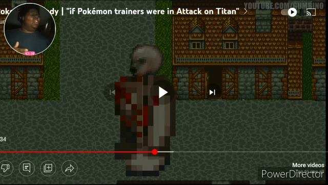 what is Pokémon trainer in Attack on Titan world @Gumbino Reaction смотреть онлайн