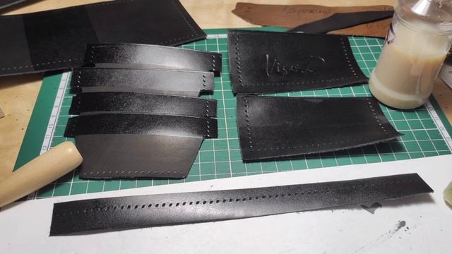 Кошелёк из натуральной кожи своими руками смотреть онлайн