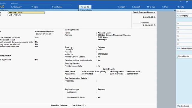 Tally Add On : Show Bank Detail in Ledger Master & Ledger Contact in Tally Prime Software. смотреть онлайн