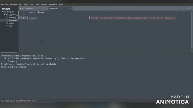 Python if 'name' == "main": смотреть онлайн