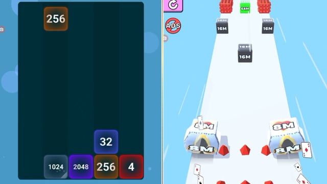 ⛹️Jelly Run 2048 (New Update) vs merge block 3d Gameplay Walkthrough Mobile part #6 смотреть онлайн