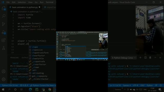 Basic animation using python смотреть онлайн