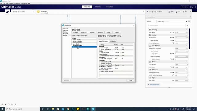 How to Import and Export Profiles in Cura 2021 смотреть онлайн
