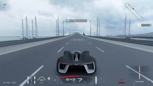 Gran Turismo Sport | Dodge SRT Tomahawk X Vision GT 2035 - Top Speed KM/H 652 MPH 405 смотреть онлайн