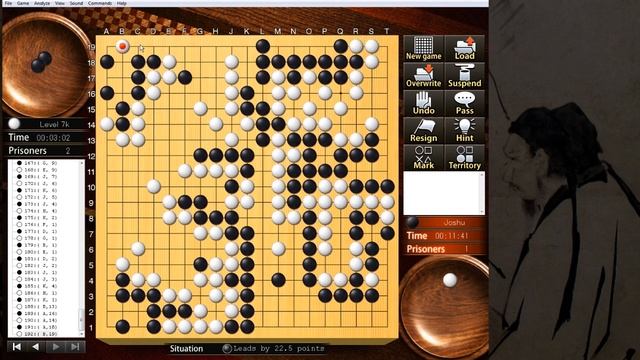 Das Spiel Go - Crazy Stone Deep Learning #07 "Joshu vs 7k KI" german deutsch HD PC смотреть онлайн