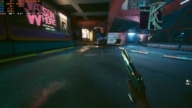 Cyberpunk 2077 Ray Tracing Ultra 1440p FSR3 MOD 7800XT