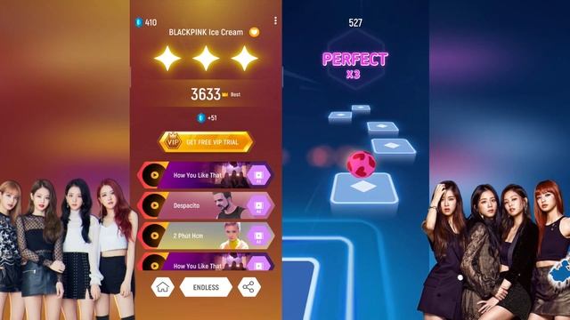 Ice Cream VS As If It's Your Last | BLACKPINK & Selena Gomez - Tiles Hop смотреть онлайн