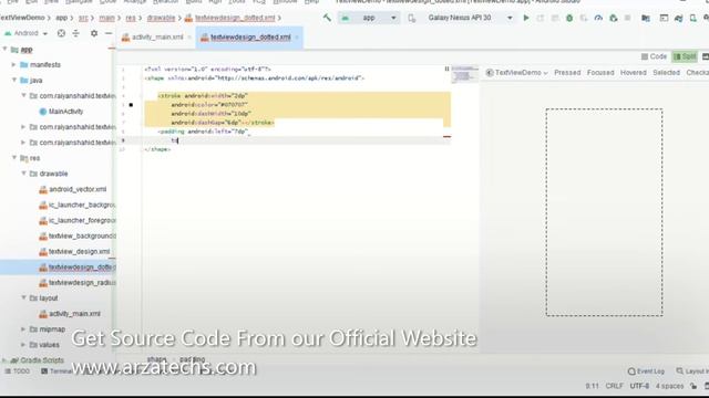 How to make TextView with different Design in Android Studio смотреть онлайн