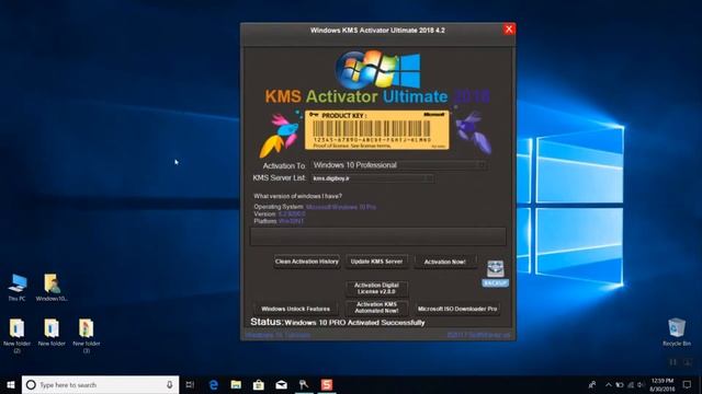 Activate Windows 10 & 8 All Versions