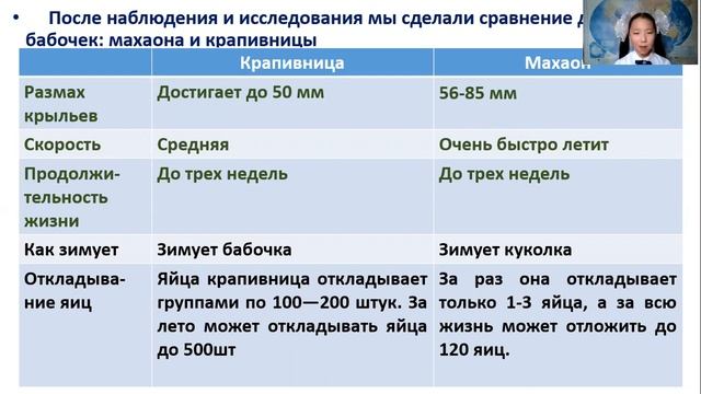 Исследование жизни махаона и крапивницы. Мое первое знакомство с жизнью бабочек своего села. смотреть онлайн
