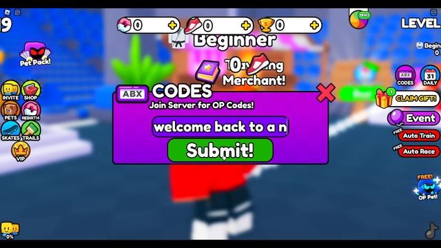 Skate Race Simulator CODES - ROBLOX 2023 смотреть онлайн