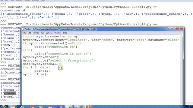 Python Mysql connectivity - practical session part 2 смотреть онлайн