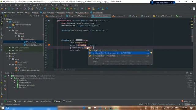 Glide 4 showing ThumbNail, Error, loading and Transition in android смотреть онлайн