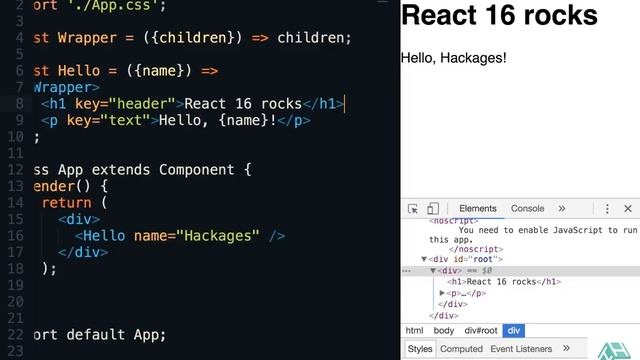 How to return multiple elements the right way in React 16 - Tutorial смотреть онлайн