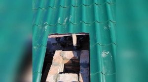 Обработка срезов в металлочерепице. Лайфхак.